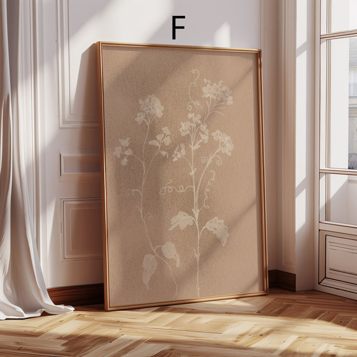 Geschenkidee · Botanische Blumen und Schwan Poster Ästhetische Kunst und Natur Motive · Dekoprint ohne Rahmen | JUSTGOODMOOD