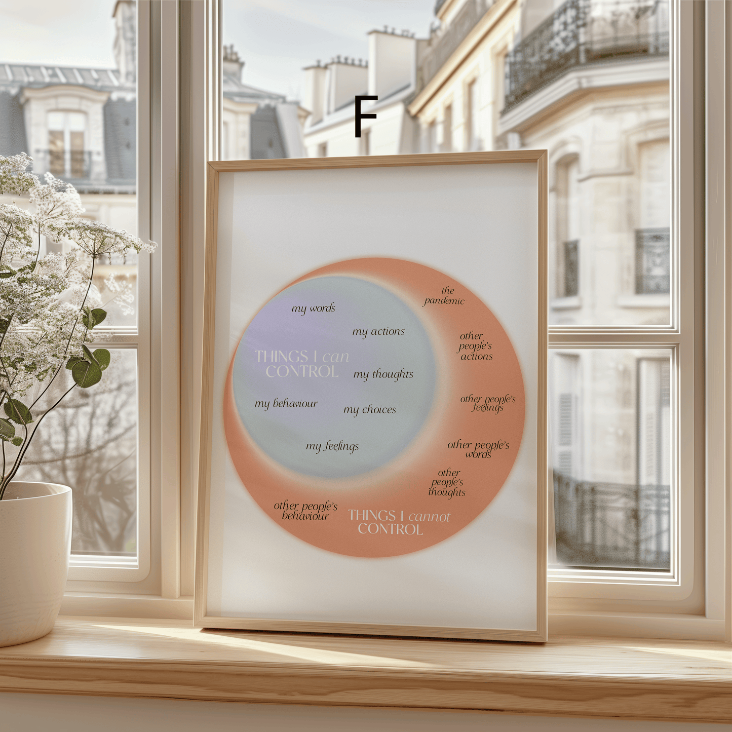 Mental Health Poster · Geschenkidee · Selbstfürsorge Achtsamkeit Emotionen Psychologie · Dekoprint ohne Rahmen