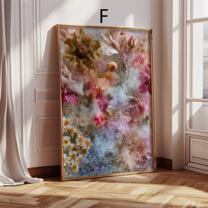 Moderne Blumen Poster | Zarte Wildblumen | JUSTGOODMOOD