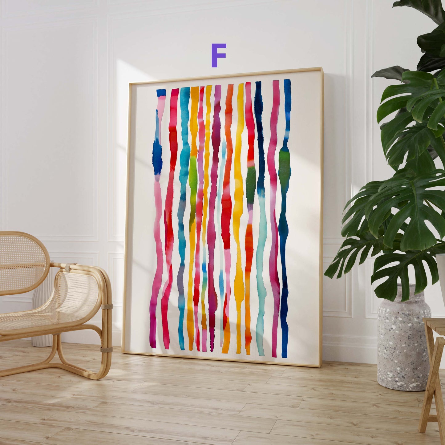 Mediterrane Kunst Poster · Geschenkidee · Frauen Küste Mediterrane Landschaften achtsame Momente · Dekoprint ohne Rahmen