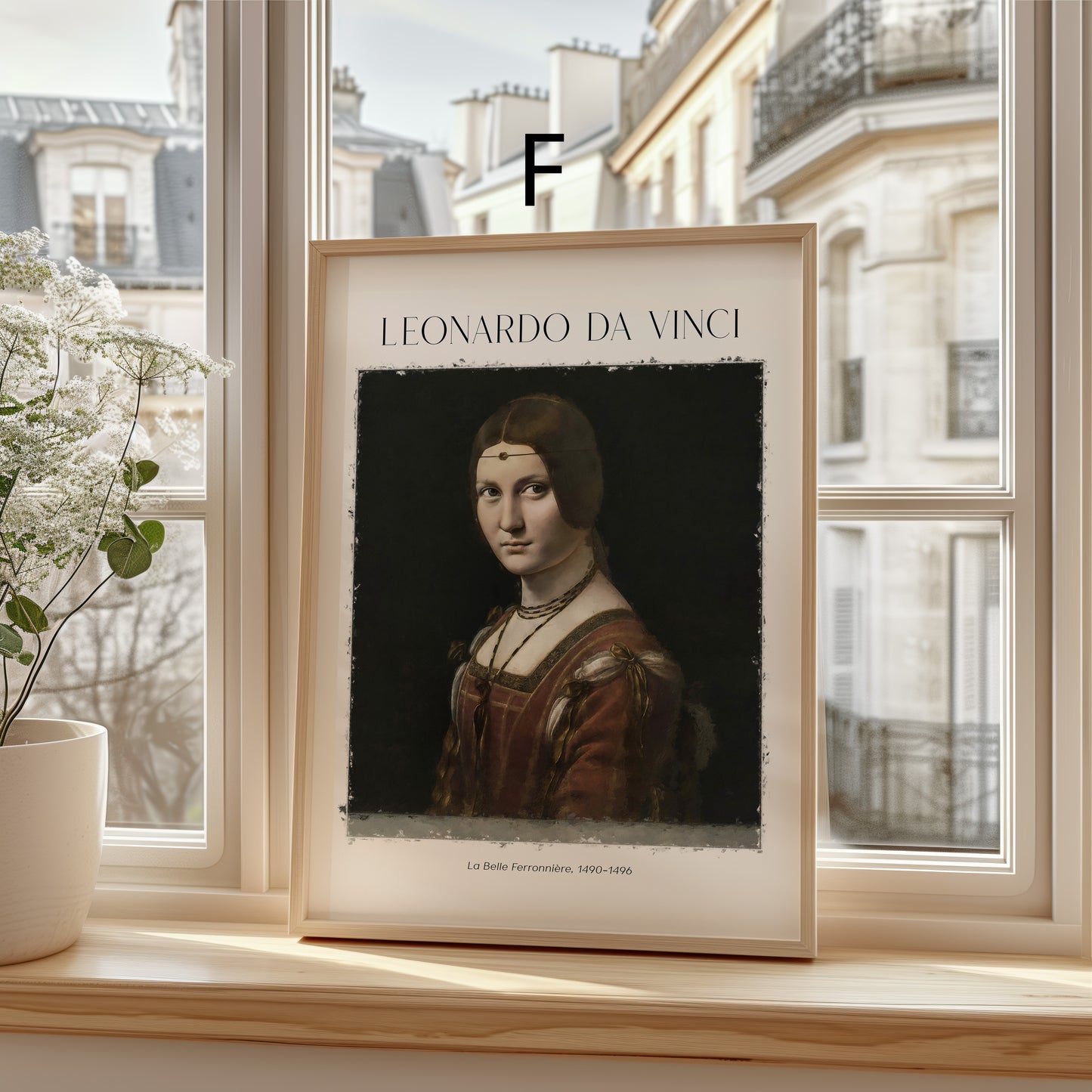 Leonardo da Vinci Kunst Poster · Geschenkidee · Mona Lisa Dame mit Hermelin Salvator Mundi Renaissance Meisterwerke · Dekoprint ohne Rahmen