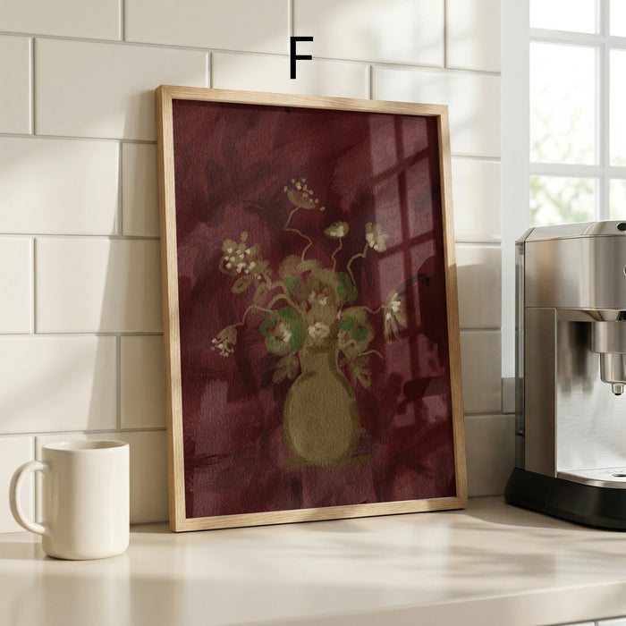Geschenkidee · Blumen in Vase und Stillleben Poster Ästhetische Kunst Prints · Dekoprint ohne Rahmen | JUSTGOODMOOD