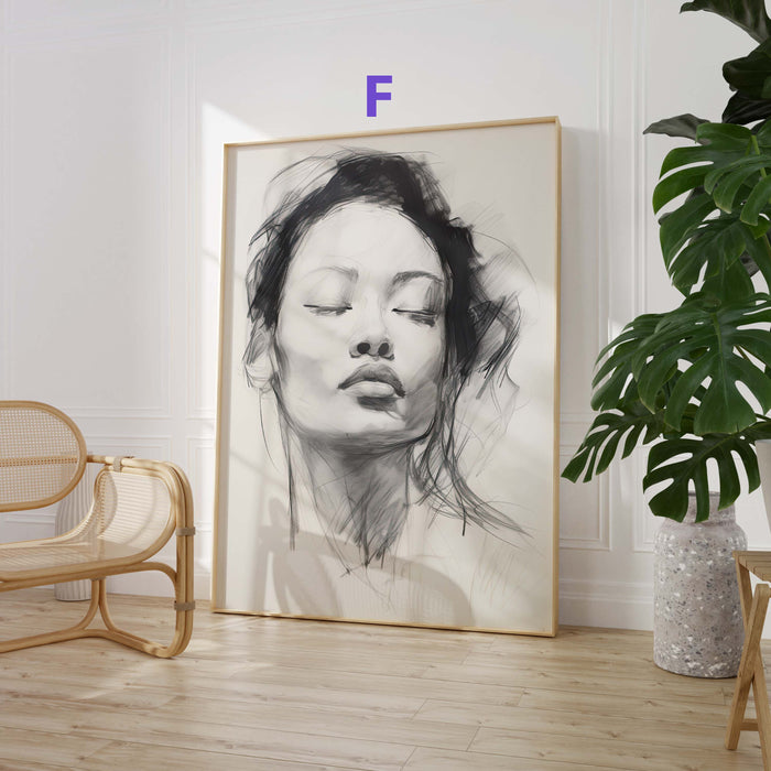 JUSTGOODMOOD Poster – Edles Baumwoll-Canvas & lebendige