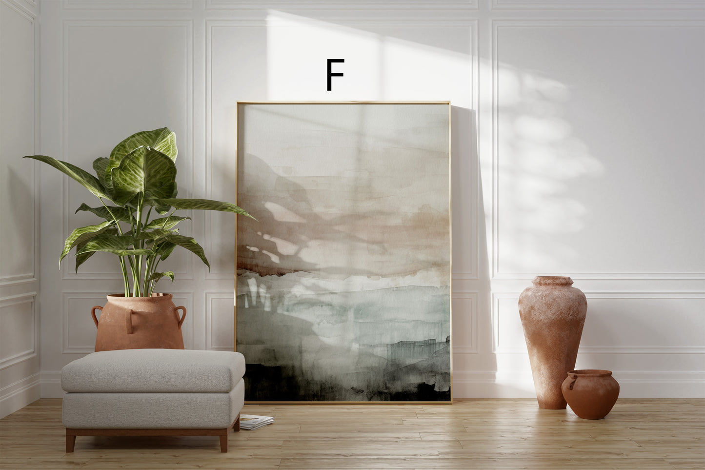 Abstrakte Poster · Geschenkidee · Sanfte Aquarellformen Neutrale Farben Minimalistische Kompositionen Zeitlose Wandkunst · Dekoprint ohne Rahmen