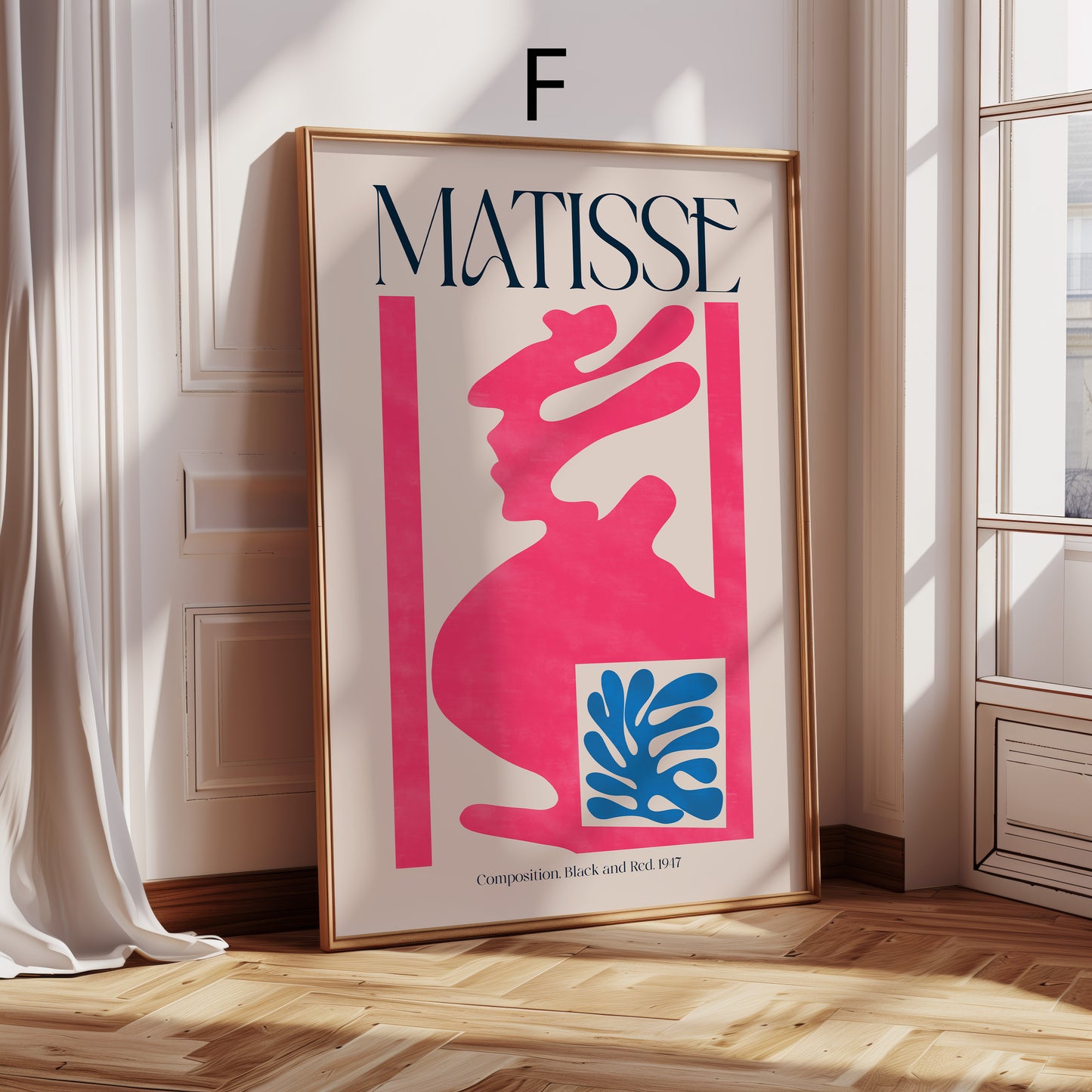 Henri Matisse Poster · Geschenkidee · Scherenschnitt Masken Abstrakte Formen Bunte Kompositionen · Dekoprint ohne Rahmen