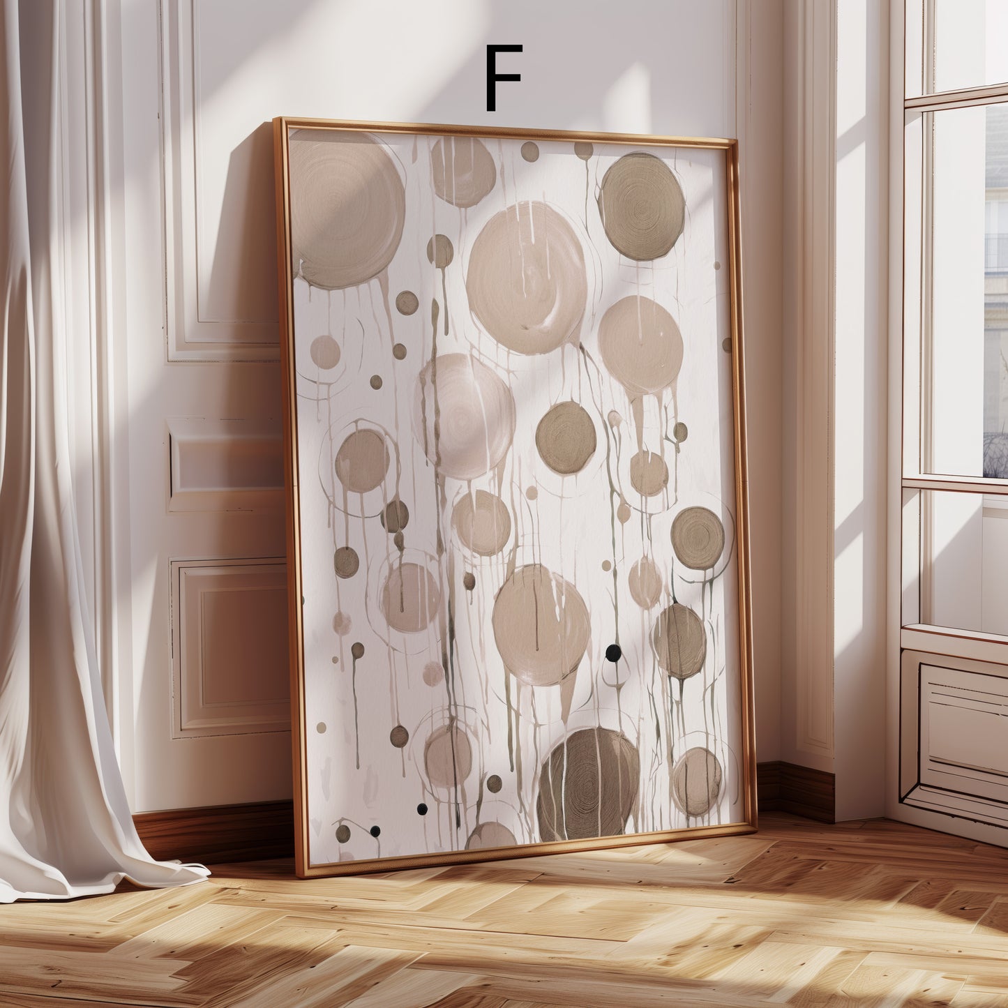 Abstrakte Poster · Geschenkidee · Minimalistische Formen Neutrale Farben Geometrische Kunst Zeitloses Design · Dekoprint ohne Rahmen