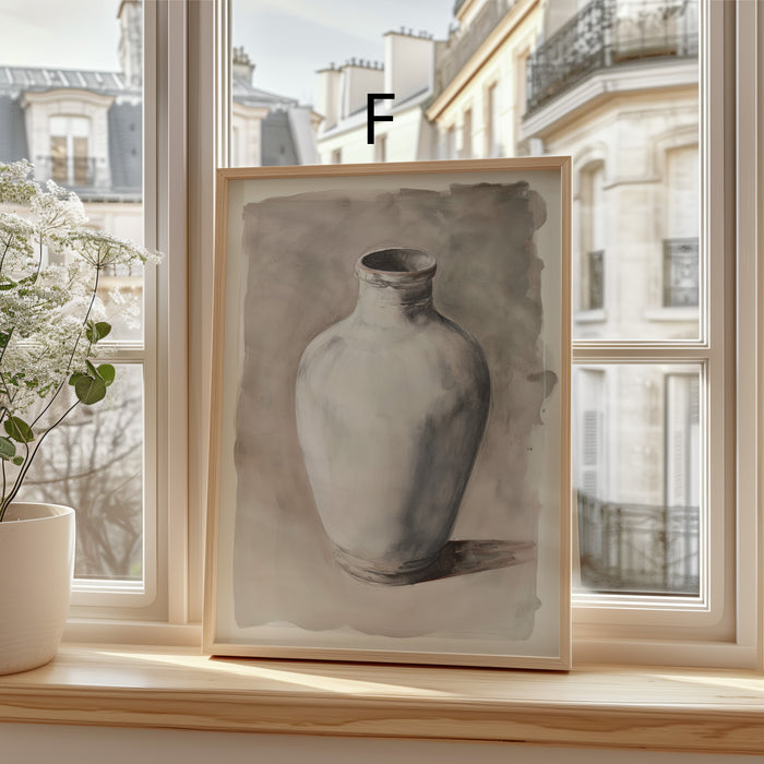Kunst Poster Vintage Stil mit Meer & Natur