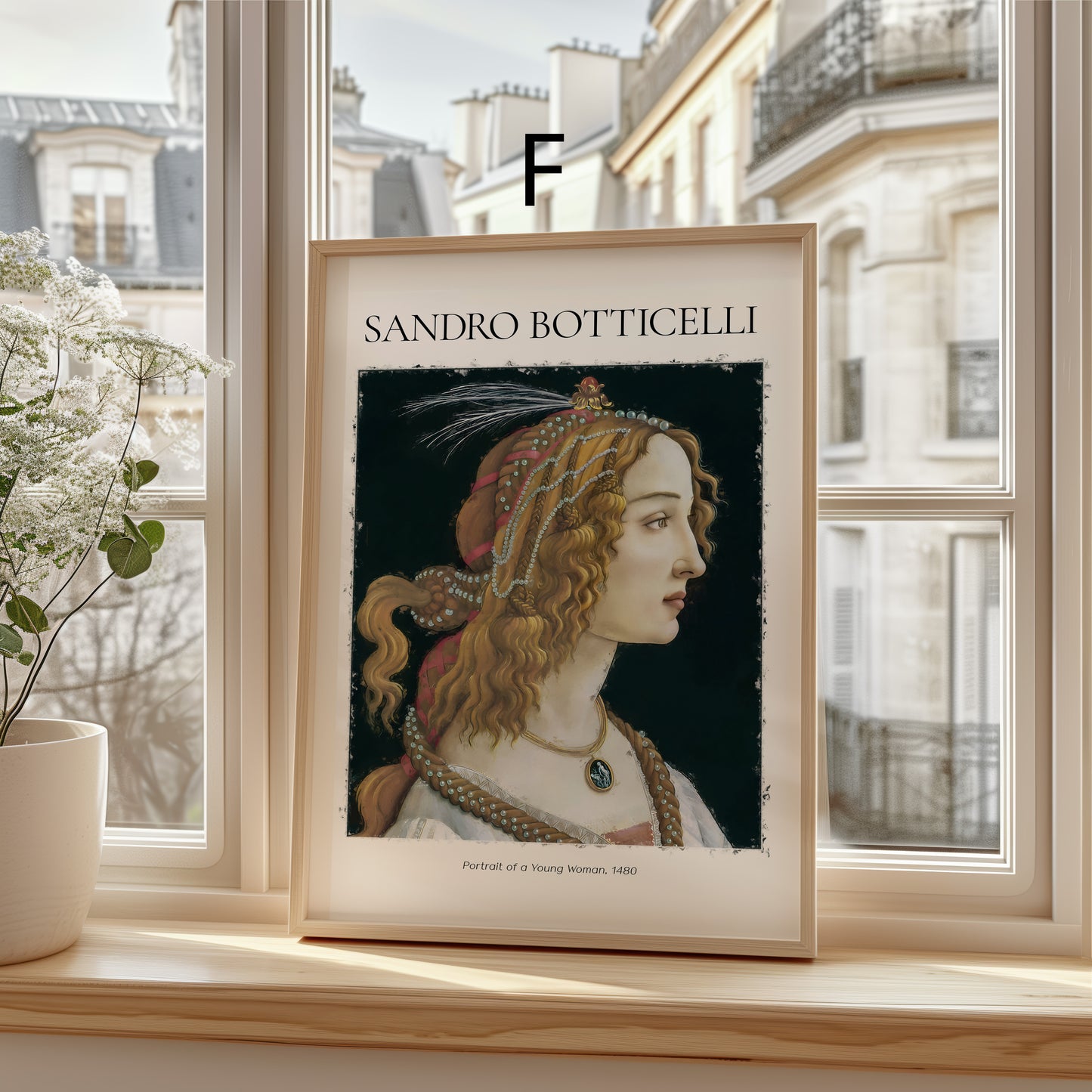 Sandro Botticelli Poster · Geschenkidee · Venus Porträts Madonna Geburt der Venus · Dekoprint ohne Rahmen