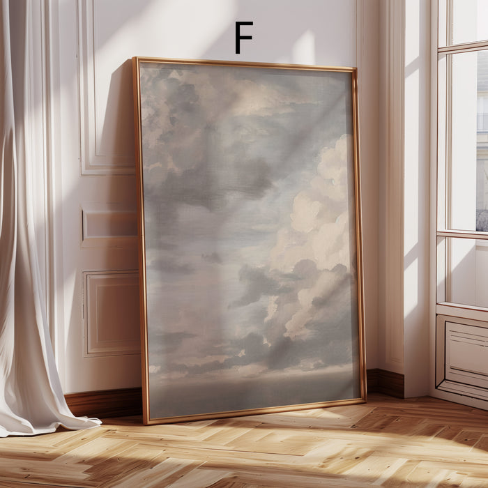 Dorf & Blumen Poster im Vintage Stil