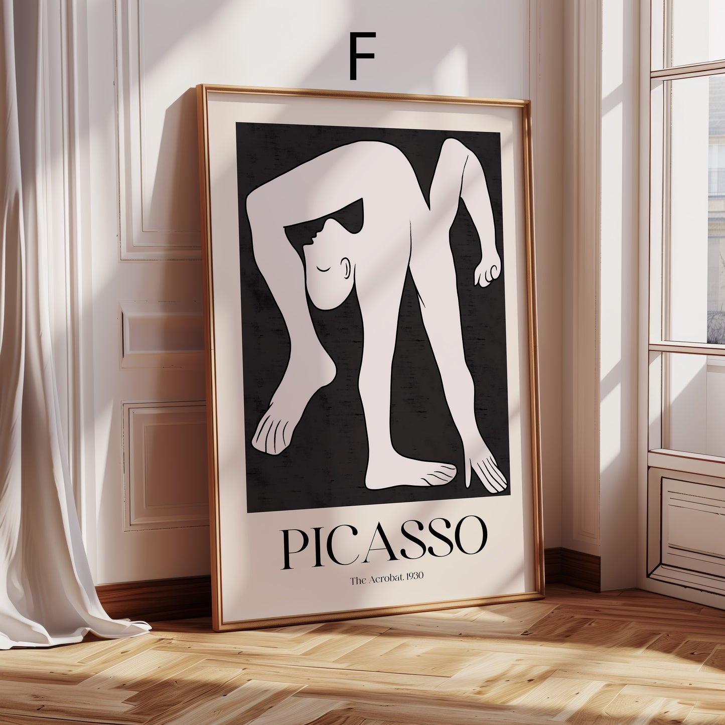 Pablo Picasso Poster · Geschenkidee · Abstrakte Porträts Kubistische Gesichter Farbige Kunst · Dekoprint ohne Rahmen