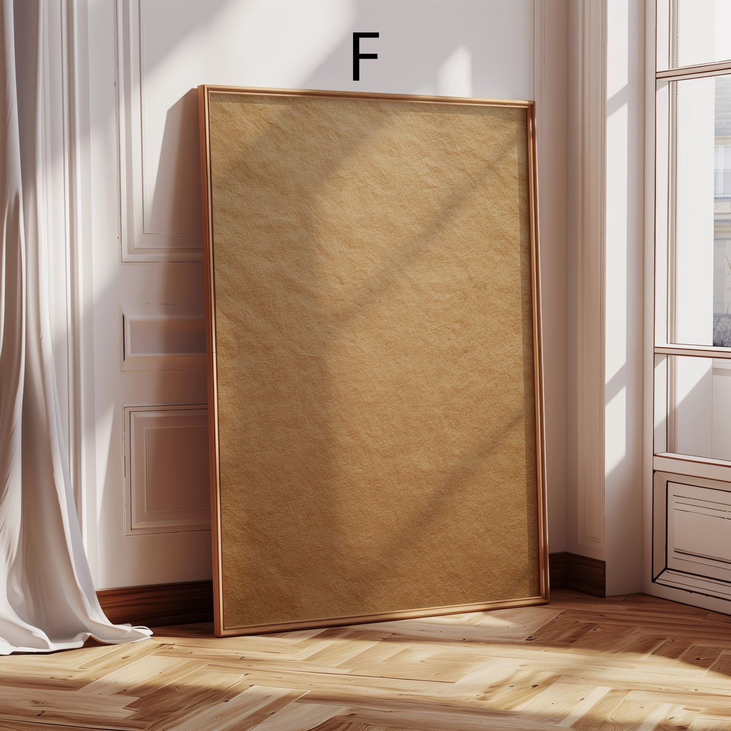 Textur Poster · Geschenkidee · Beige Braun Natürliche Strukturen · Dekoprint ohne Rahmen