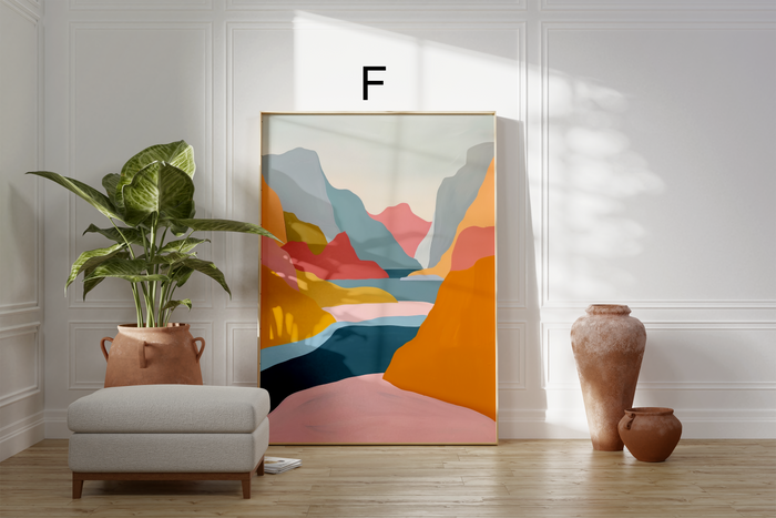 JUSTGOODMOOD Poster – Premium Baumwoll-Canvas Kunstwerke