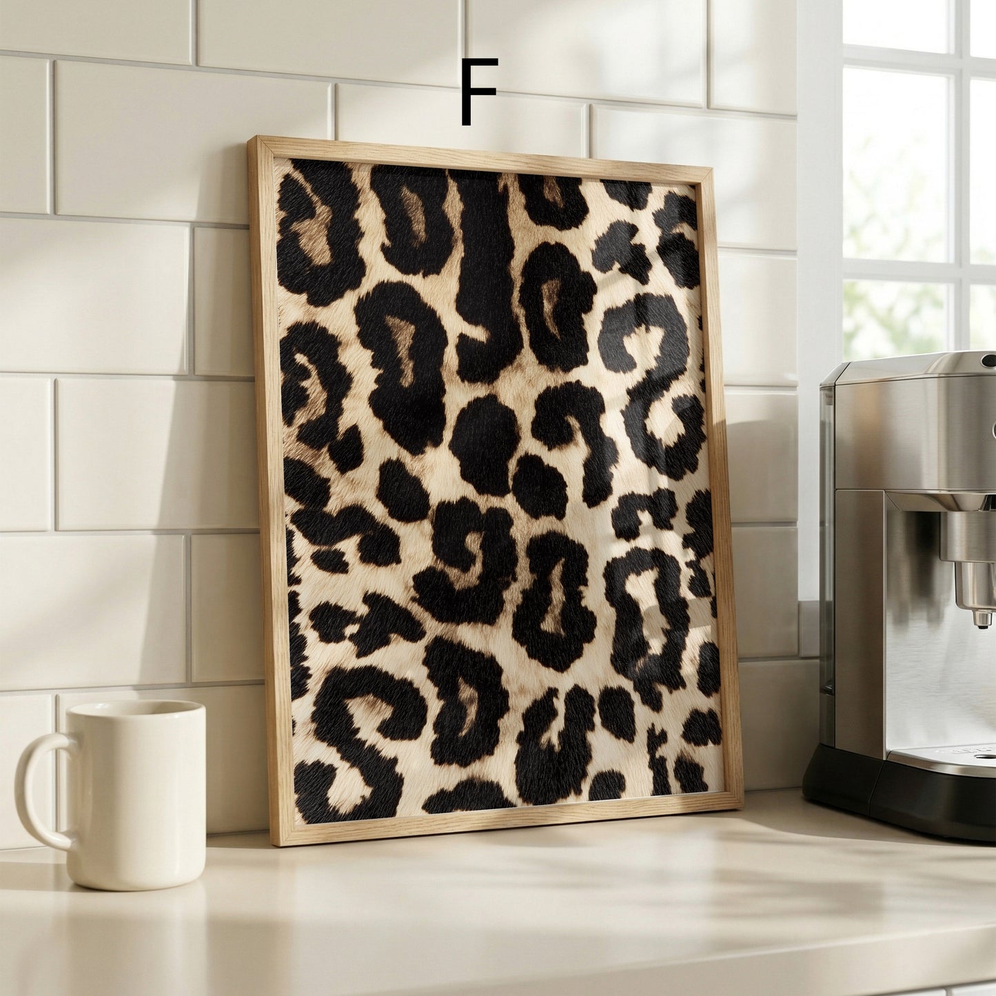 Raubkatzen Poster · Geschenkidee · Leopard Flecken und abstrakte Texturen · Dekoprint ohne Rahmen