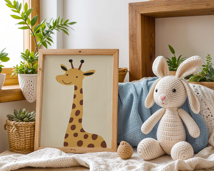 Süße Tiere Poster von JUSTGOODMOOD – Edle Wandkunst
