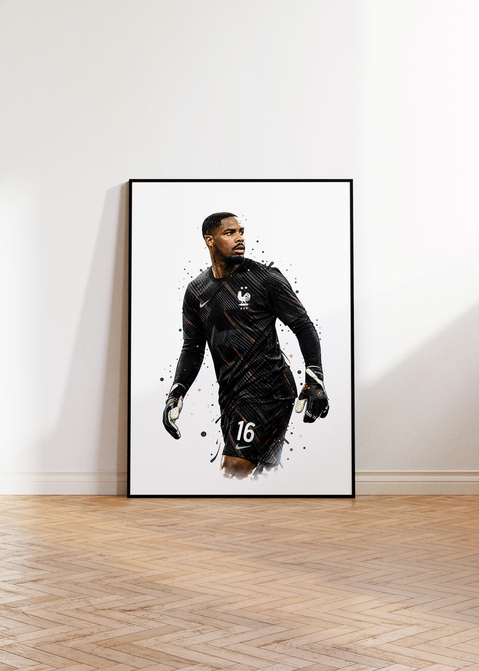 Frankreich Fußball Poster – Hochwertiges Canvas