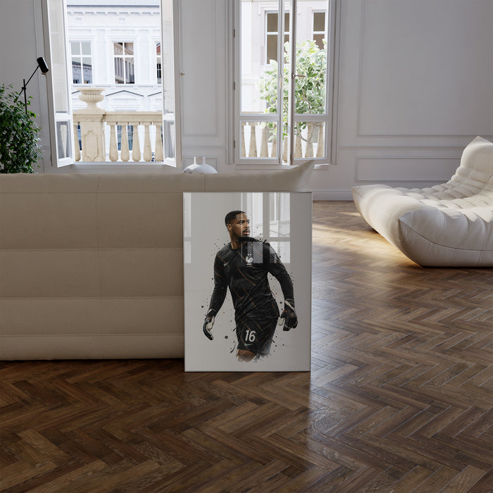 Frankreich Fußball Poster – Hochwertiges Canvas