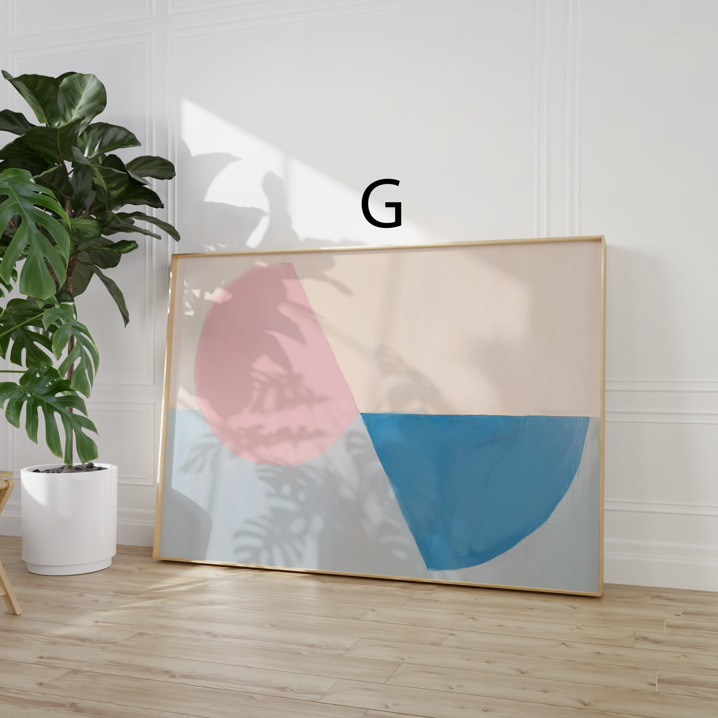 Abstrakte Poster · Wohnidee · Pastellfarben, Geometrische Formen & Minimalistische Wandkunst · Dekoprint ohne Rahmen