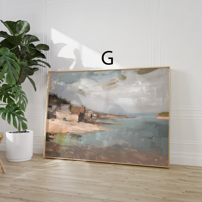 JUSTGOODMOOD Poster – Premium Baumwoll-Canvas Print