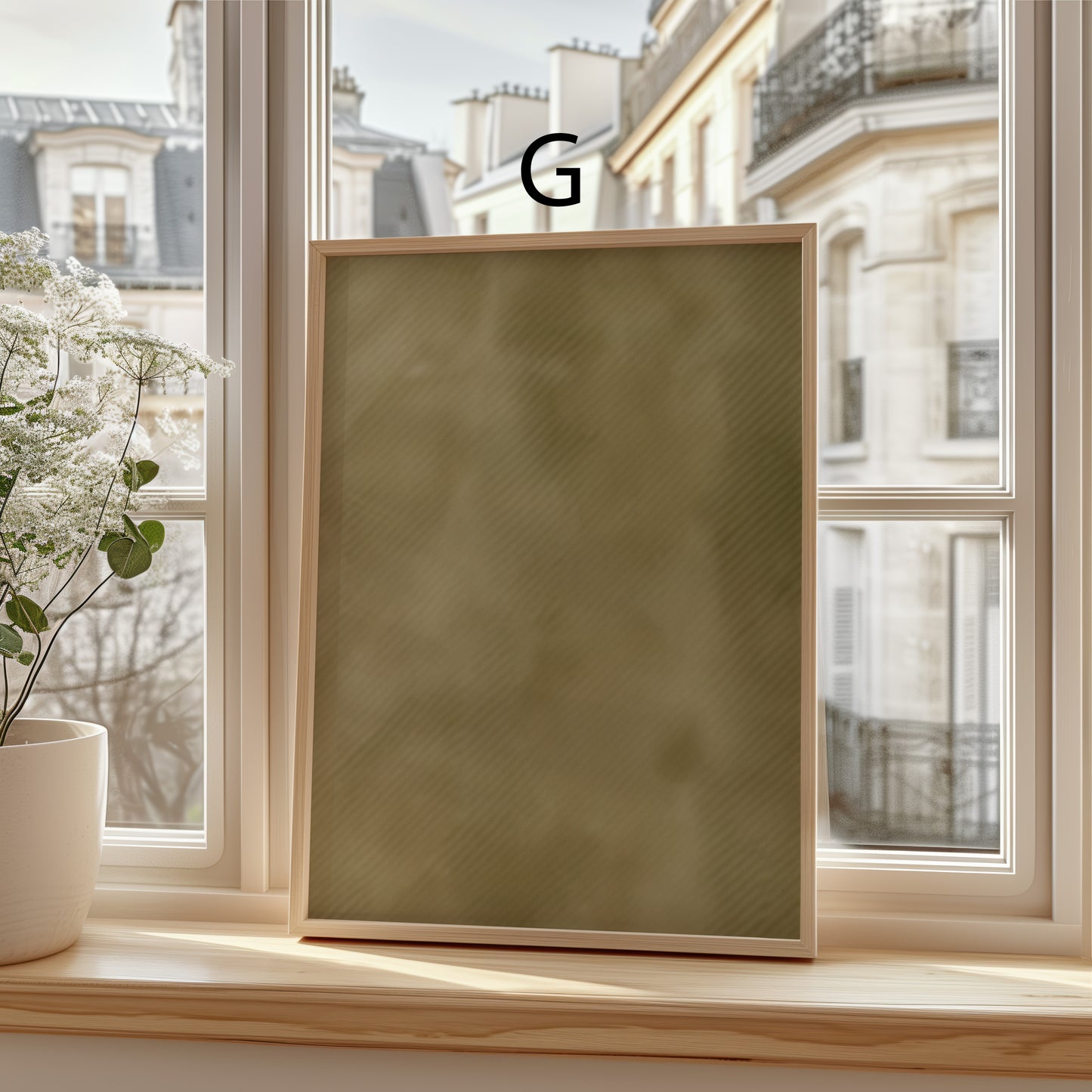 Sanfte Horizonte Poster · Geschenkidee · Abstrakte Strukturen Naturtöne Rustikale Ästhetik · Dekoprint ohne Rahmen