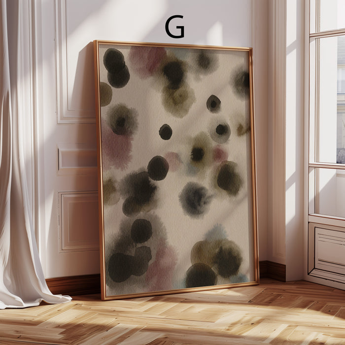 Geschenkidee · Blumen in Vase und Abstrakte Kunst Poster Ästhetische Prints · Dekoprint ohne Rahmen | JUSTGOODMOOD