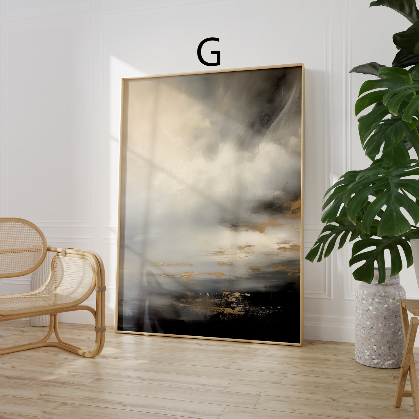 Vintage Landschaft Poster · Geschenkidee · Wald- und Meereslandschaften · Dekoprint ohne Rahmen