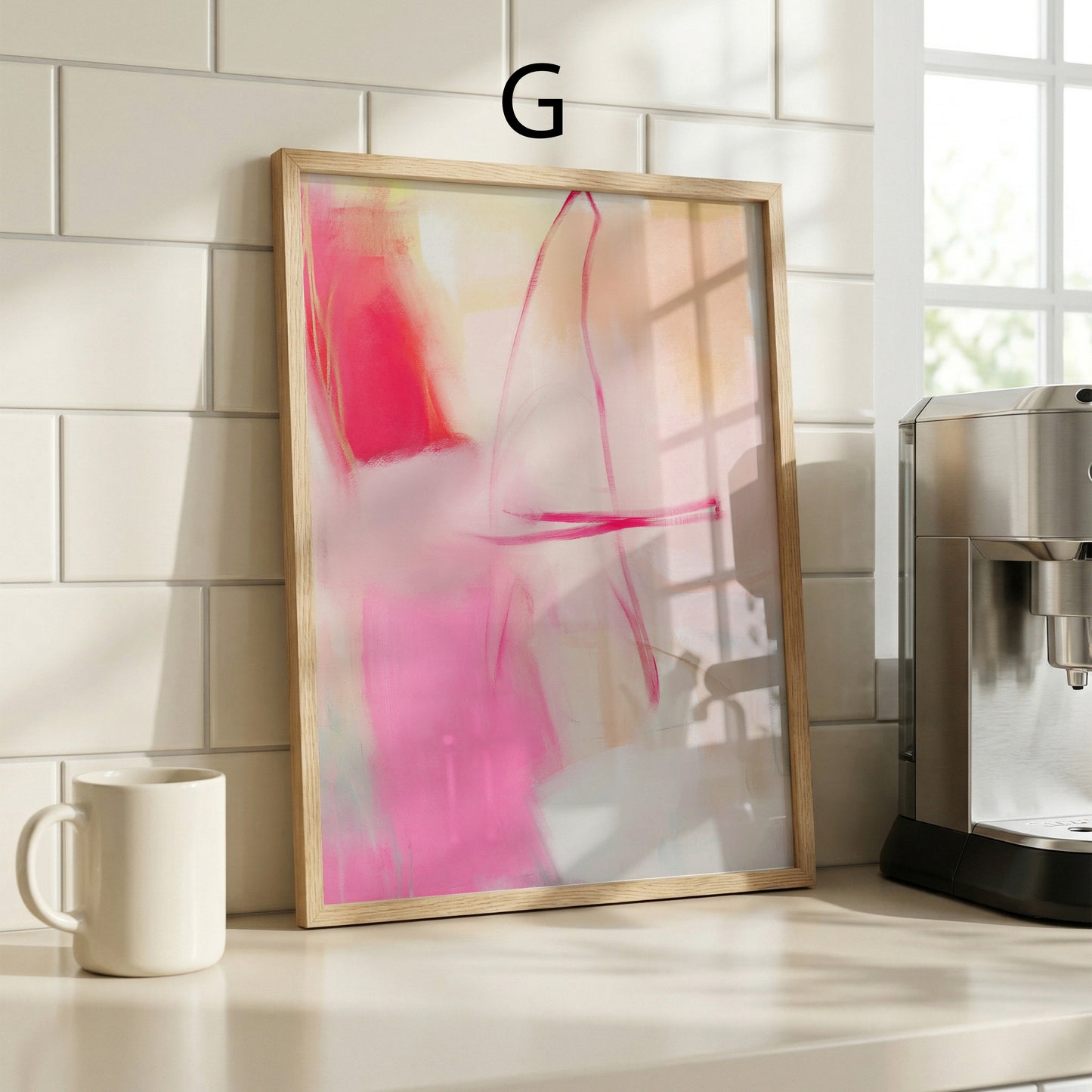 Abstrakte Poster · Geschenkidee · Farbenfrohe Malerei in sanften Pastelltönen · Dekoprint ohne Rahmen