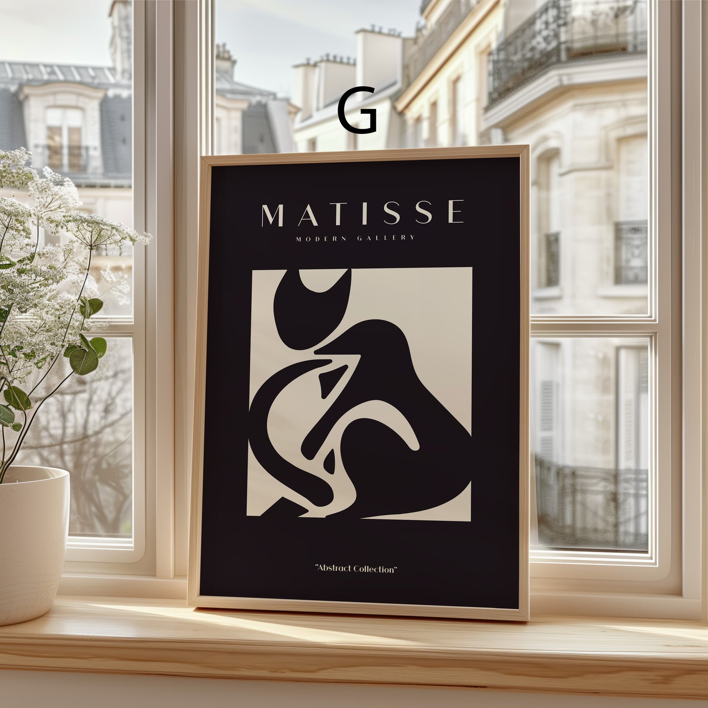 Matisse Poster · Geschenkidee · Abstrakte Scherenschnitte Organische Formen Minimalistische Kunst · Dekoprint ohne Rahmen