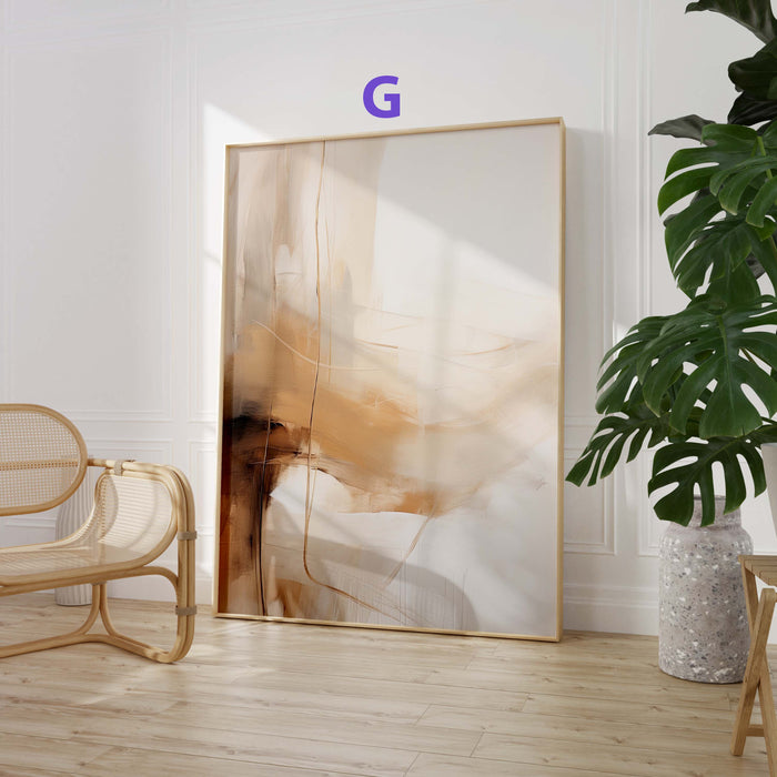 JUSTGOODMOOD Poster – Edles Baumwoll-Canvas & lebendige