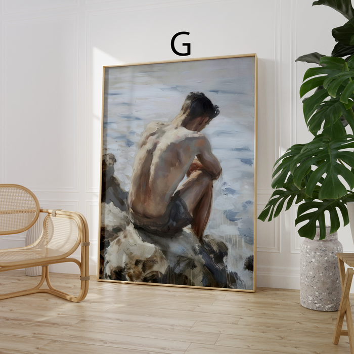 JUSTGOODMOOD Poster – Edle Wandkunst aus Baumwolle