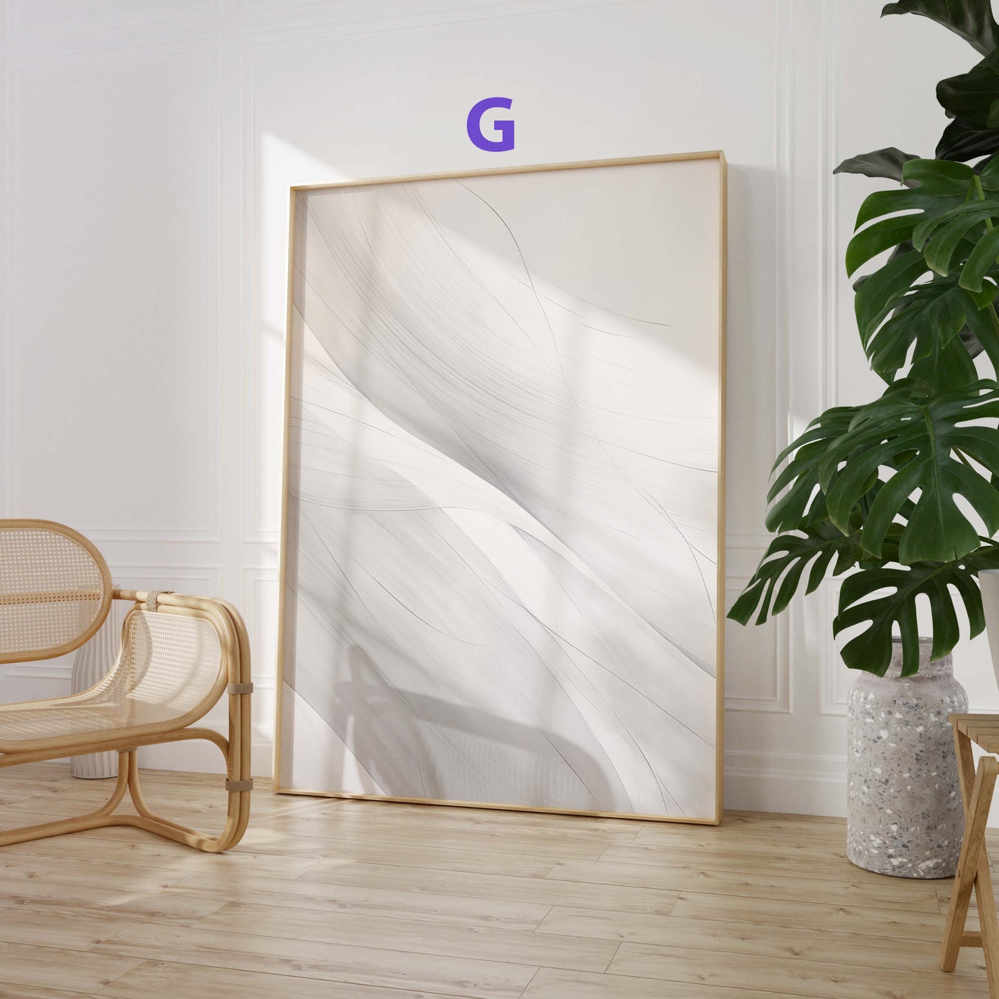 Abstraktes Poster · Geschenkidee · Organische Formen · Fließende Linien · Moderne Minimalistische Kunst · Dekoprint ohne Rahmen
