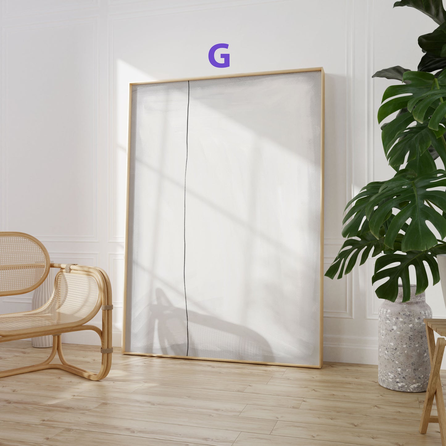 Geometrische Linien Poster · Geschenkidee · Abstrakte minimalistische Bögen in Schwarz, Beige und Grau · Dekoprint ohne Rahmen