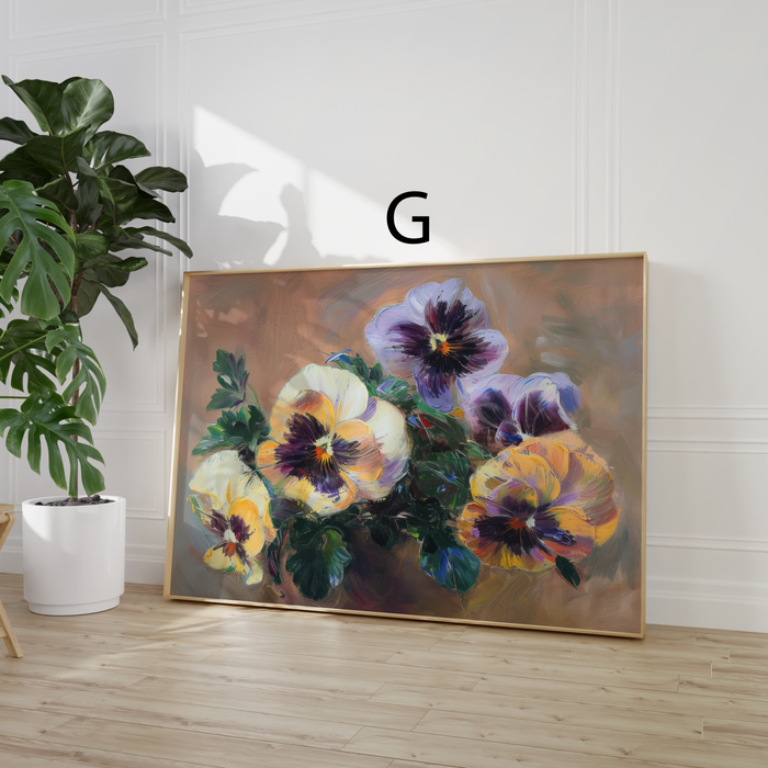 Moderne Vintage Kunst Poster | Stillleben & Blumen | JUSTGOODMOOD