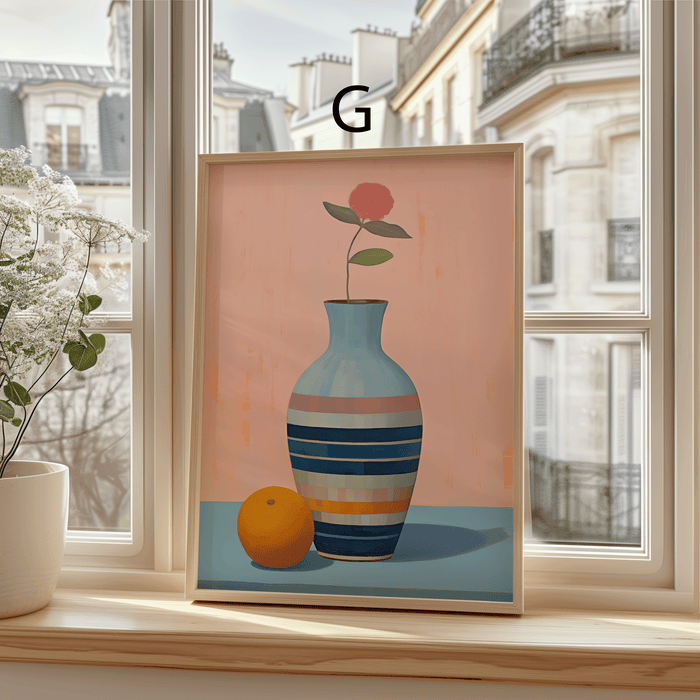 JUSTGOODMOOD Paris Poster – Edle Baumwollkunst