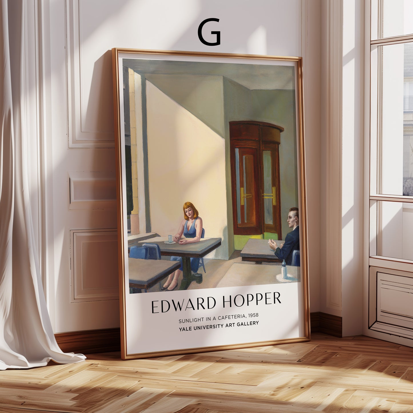 Kunst Poster · Geschenkidee · Edward Hopper Amerikanischer Realismus Architektur Alltagsszenen · Dekoprint ohne Rahmen