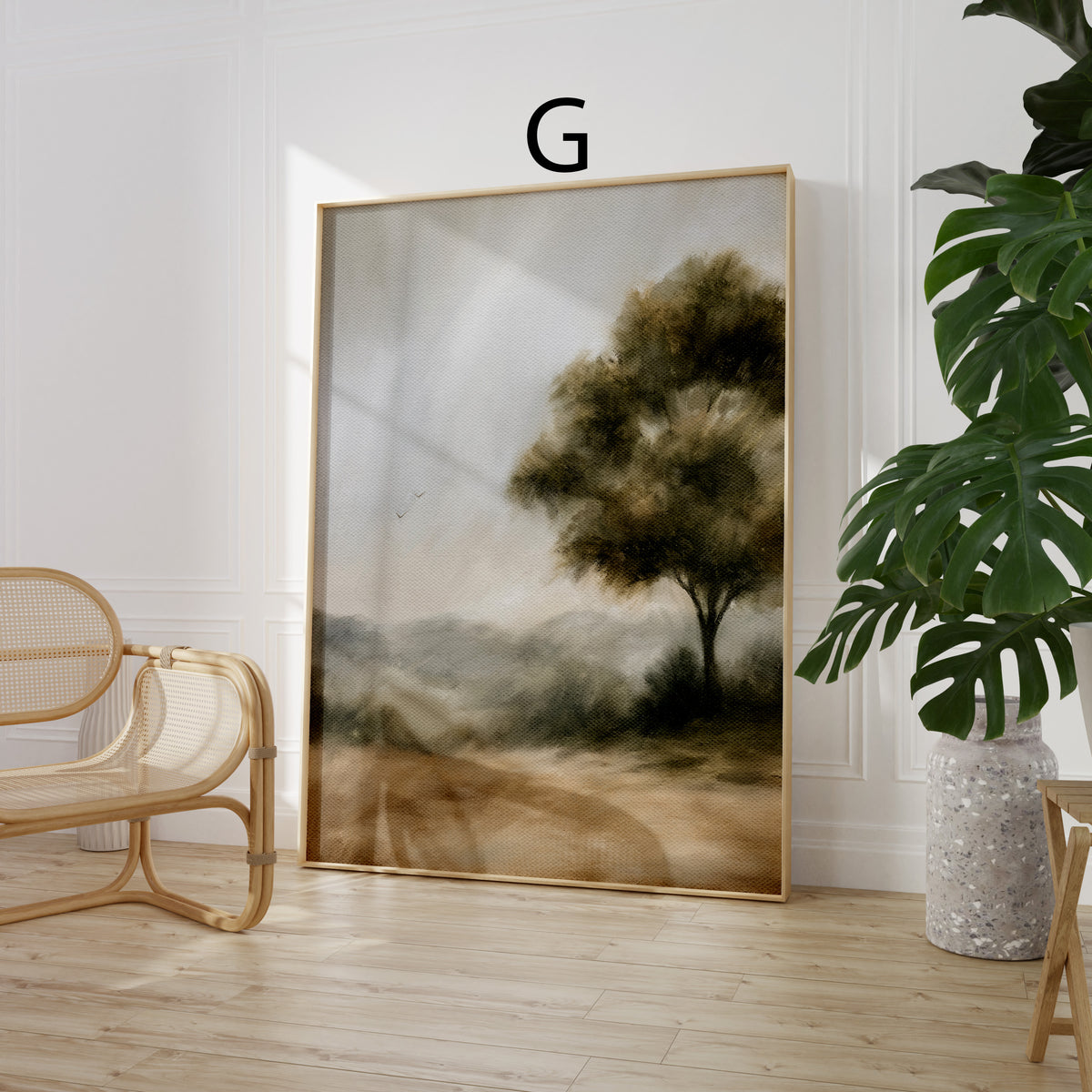 Landschaft Poster Wandbilder · Blumen Natur Bilder · Wohnzimmer Deko ohne Rahmen