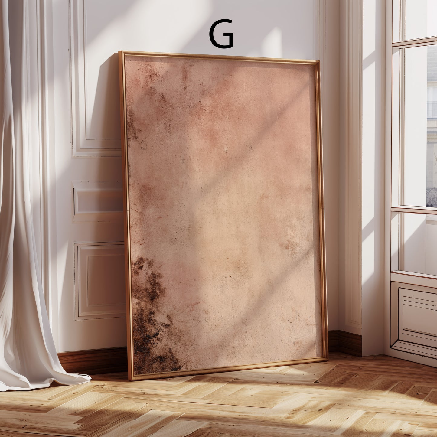 Textur Poster · Geschenkidee · Beige Braun Natürliche Strukturen · Dekoprint ohne Rahmen