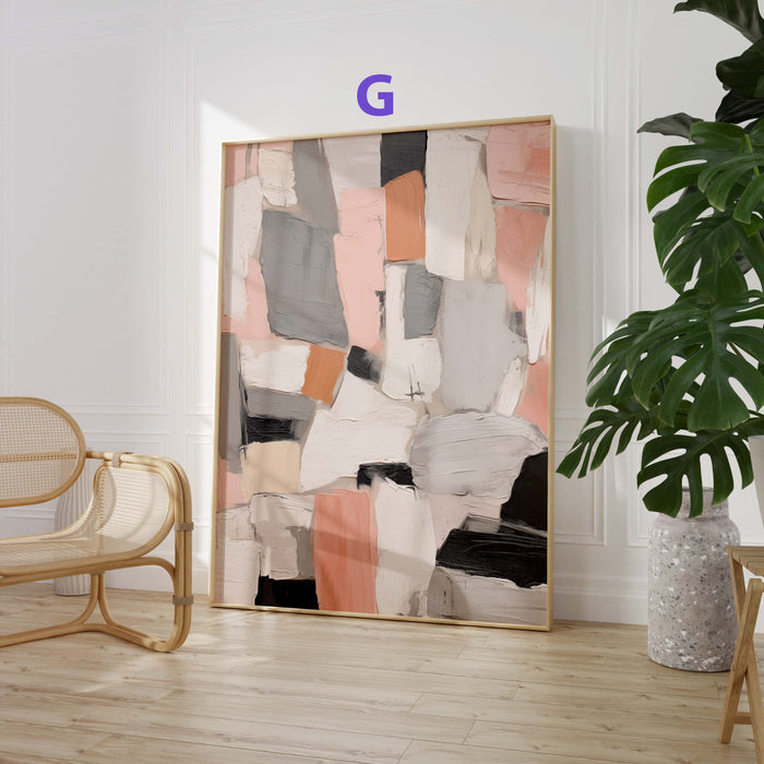 Organische Formen: Poster in Beige