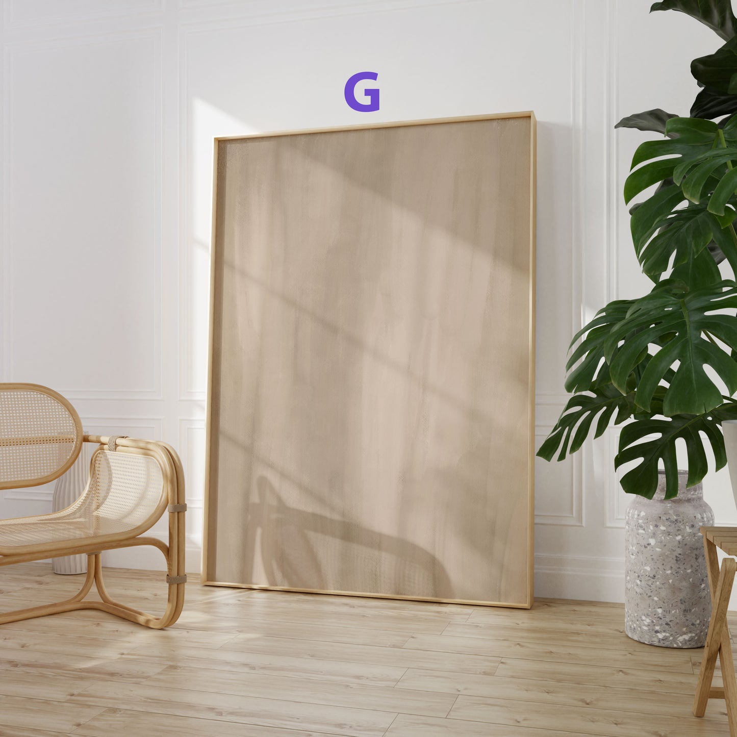 Abstrakte Linien Poster · Geschenkidee · Minimalistische Line Art in Beige und Schwarz · Dekoprint ohne Rahmen