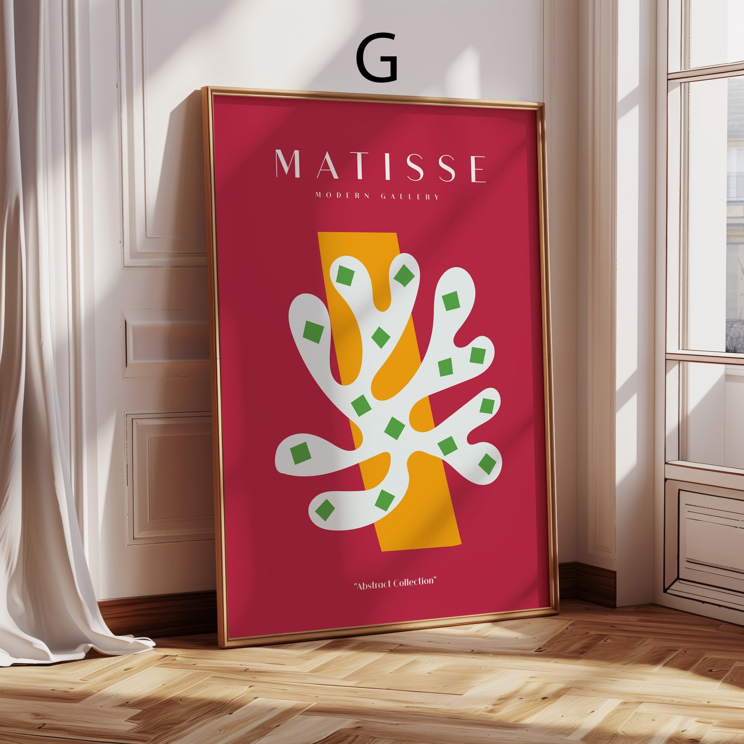 Matisse Poster · Geschenkidee · Abstrakte Scherenschnitte Grafische Formen Bunte Kompositionen · Dekoprint ohne Rahmen