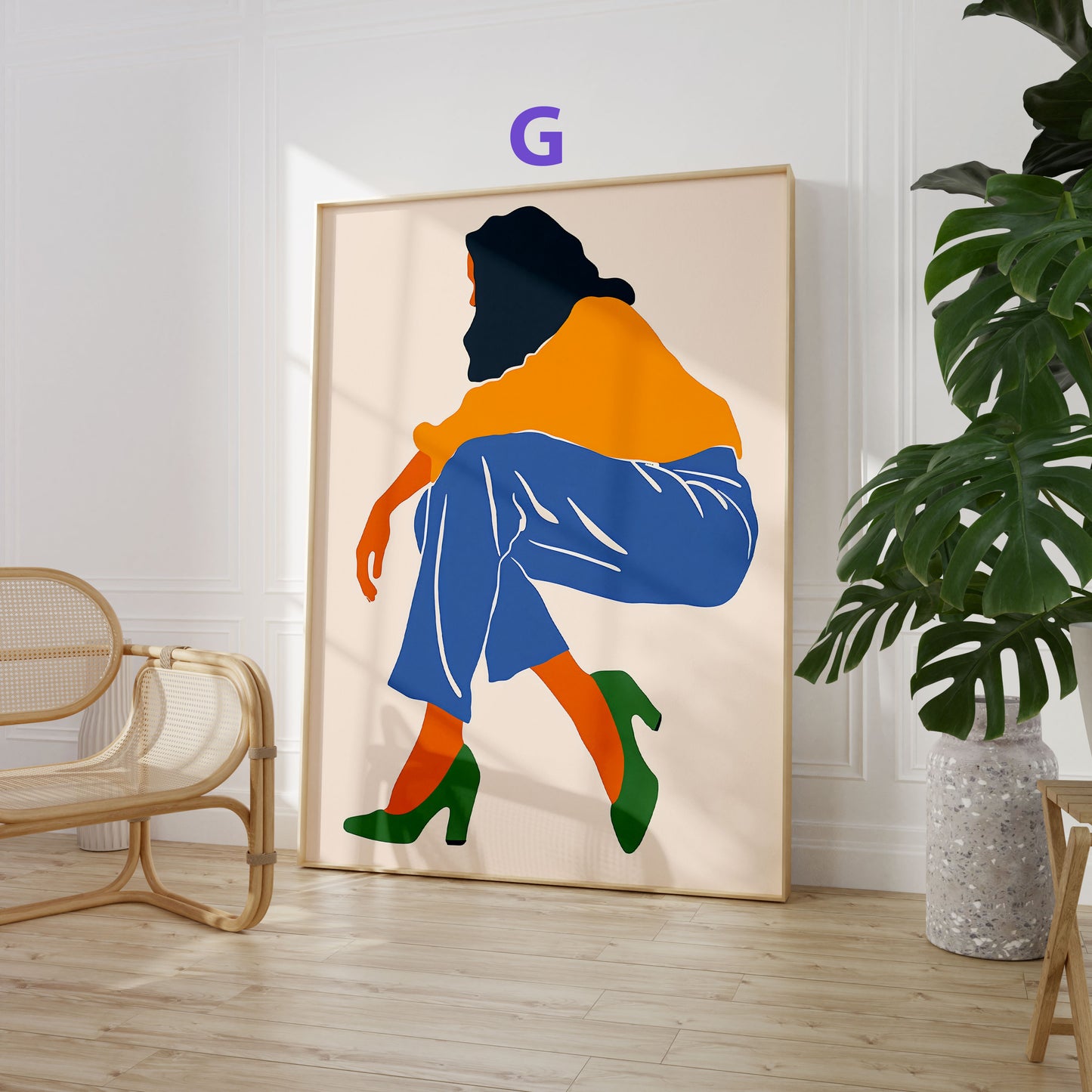 Moderne Kunst Poster · Geschenkidee · Porträts, Stillleben und Zeitgenössische Malerei · Dekoprint ohne Rahmen