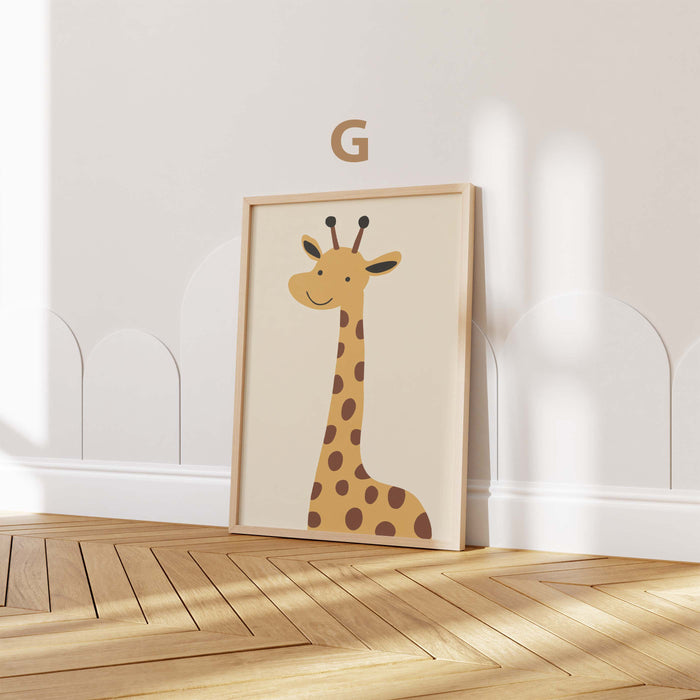 Süße Tiere Poster von JUSTGOODMOOD – Edle Wandkunst