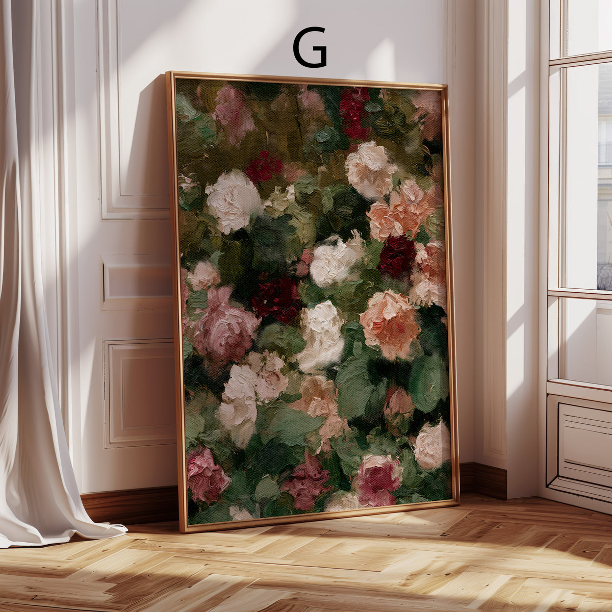 Blumen Poster · Vintage Wandbild · Florale Wanddeko · Geschenkidee · Dekoprint ohne Rahmen