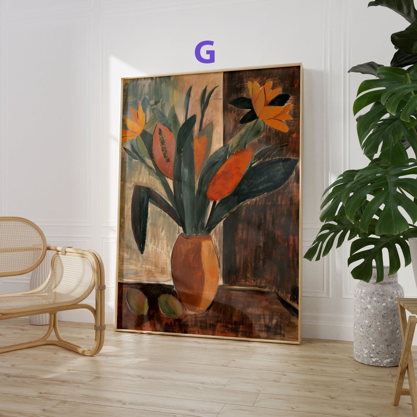 Moderne Kunst Poster · Geschenkidee · Abstrakte Formen, Stillleben und Landschaft · Dekoprint ohne Rahmen