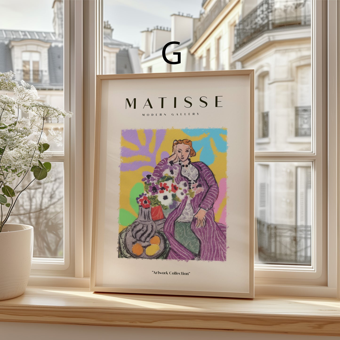 Matisse Poster · Geschenkidee · Porträts Landschaften Farbenfrohe Gemälde · Dekoprint ohne Rahmen