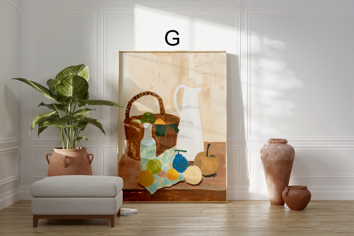 JUSTGOODMOOD Poster – Premium Baumwoll-Canvas Kunstwerke