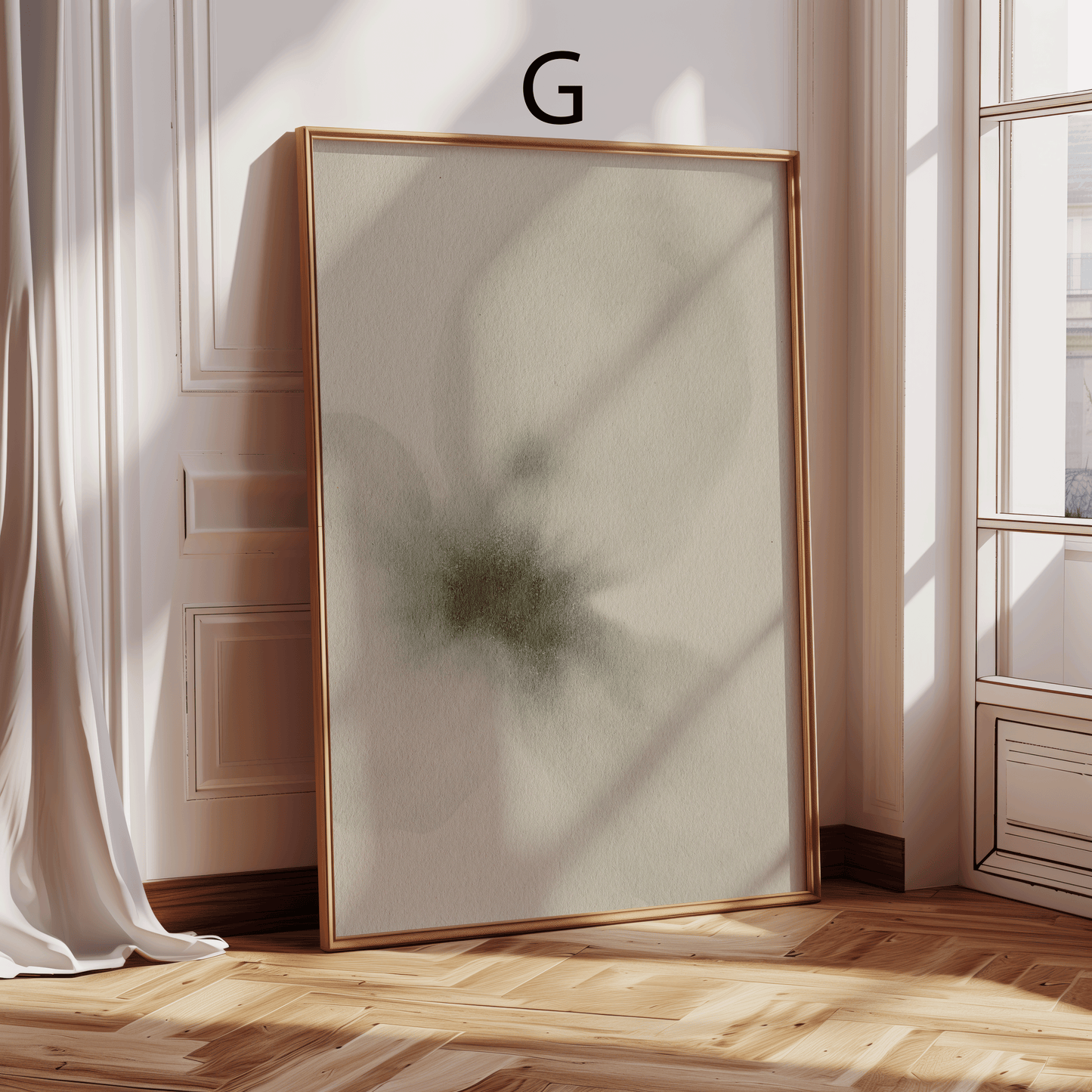 Abstrakte Botanische Aquarell Poster · Geschenkidee · Organische Naturformen Minimalistische Wandkunst · Dekoprint ohne Rahmen