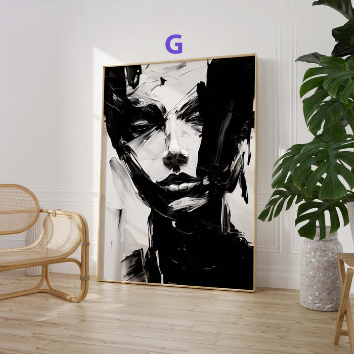 JUSTGOODMOOD Poster – Edle Baumwoll-Leinwand & lebendige