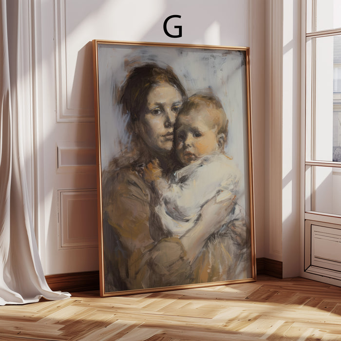 JUSTGOODMOOD Poster – Edle Baumwoll-Leinwandkunst