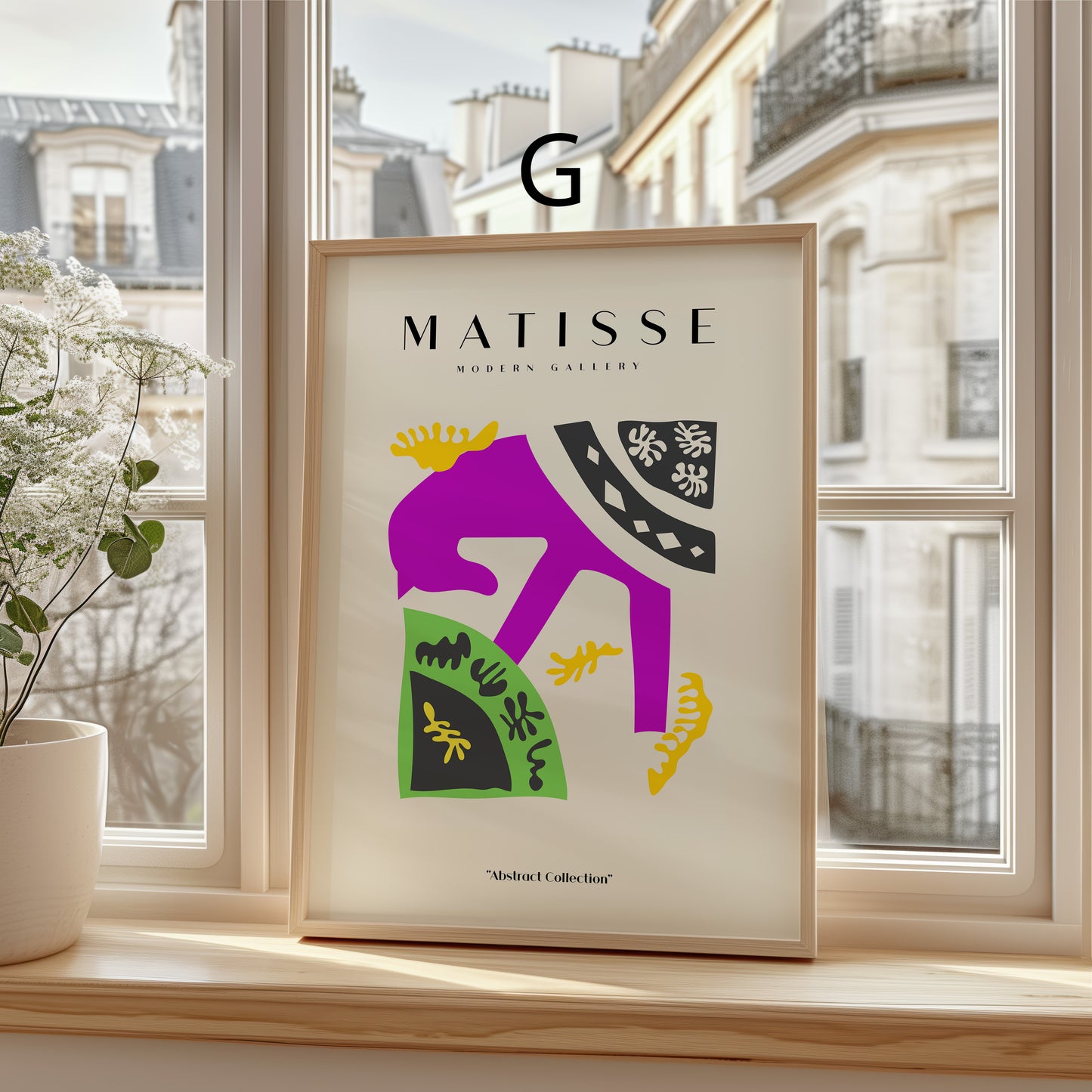Matisse Poster · Geschenkidee · Abstrakte Scherenschnitte Bunte Formen Moderne Kompositionen · Dekoprint ohne Rahmen
