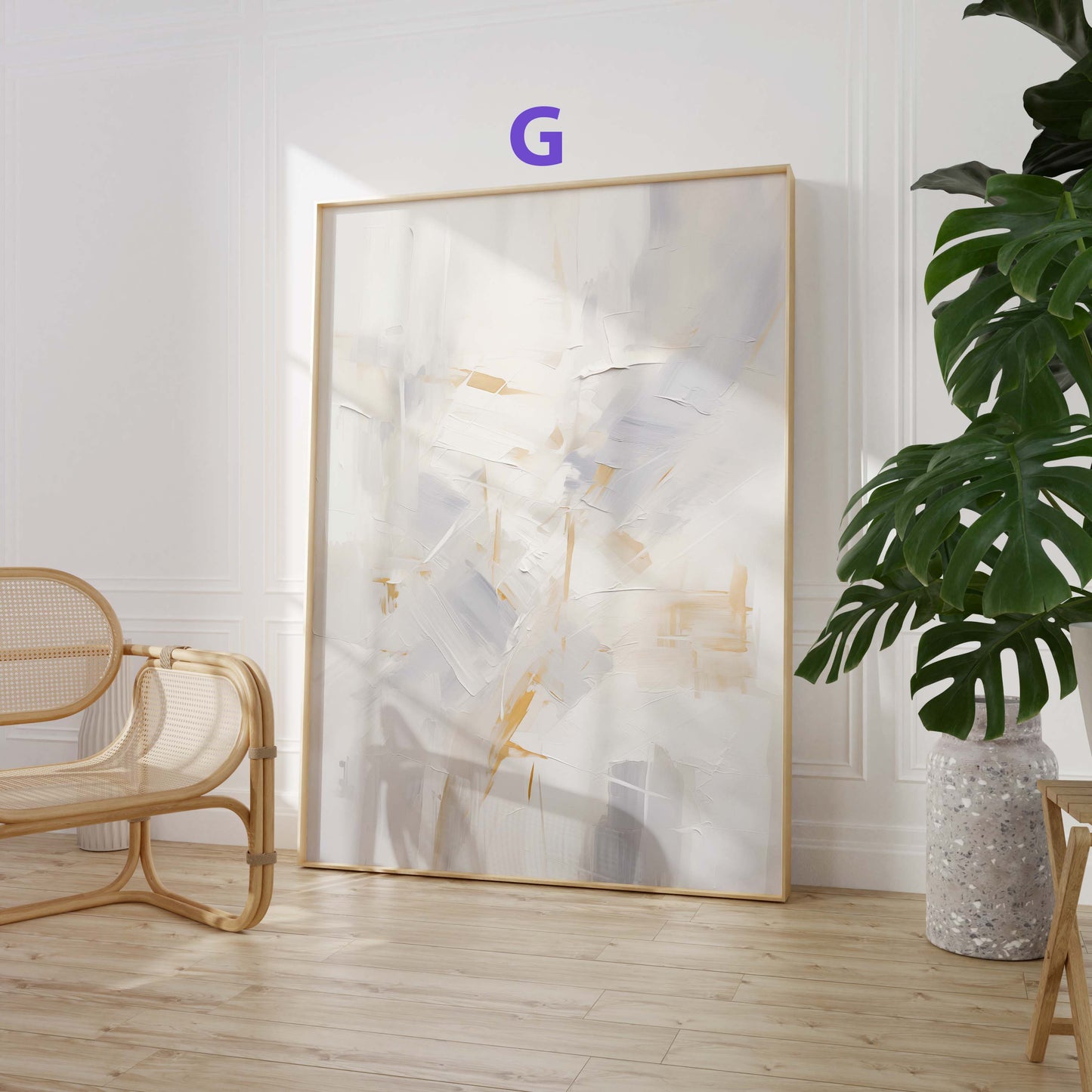 Abstrakte Marmor Poster · Geschenkidee · Fließende Beige Rosé Formen und Moderne Strukturkunst · Dekoprint ohne Rahmen